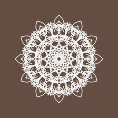 Round Lace Collection Vector Illustration