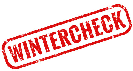 Wintercheck stempel rot