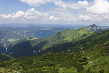 Naklejka na ściany i meble Big Rozsutec, the high Peak in Mountains Little Fatra in Slovakia
