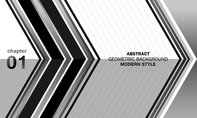 geometric background abstract grey, Vector Illustration