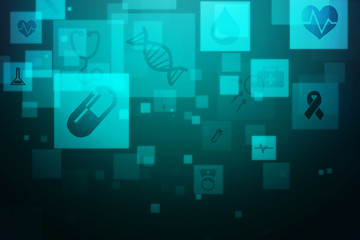 2D medical structure background