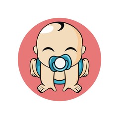 Baby illustration vector