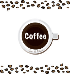coffee logo object A