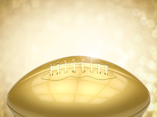 golden football ball