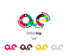 Letters logo icon