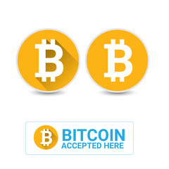 vector Bitcoin symbol. bitcoin icon