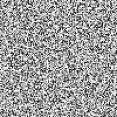 Pixel display noise texture made of random gray rectangles. Seamless pattern for a background. - 118432787