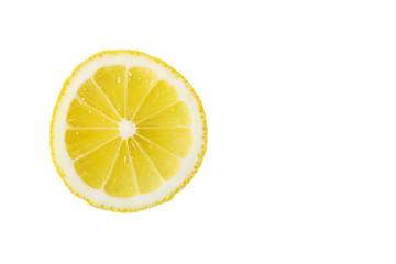 lemon slice white background