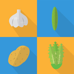 Vegetables Icon Set