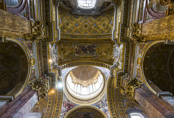 Fototapeta premium San Carlo al Corso church, Rome, Italy