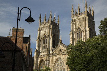 Facade of York Minster Cathedral Church