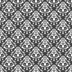 Vector seamless pattern. Modern Stylish Texture. Repeating Geometric Background. Black and White Colors. Wallpaper for invitations, greeting cards, web page