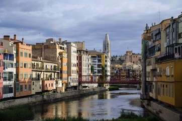 Town of  Girona in Catalonia, Spain