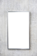 Blank Billboard in street