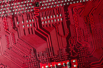 red computer chip