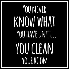 Funny inspirational vector quotation.