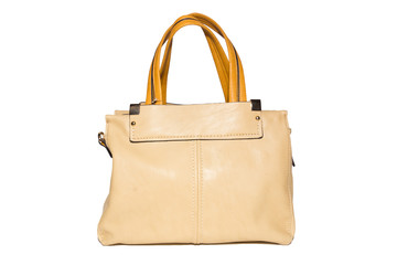 Naklejka premium female handbag on a white background