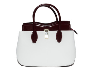 female handbag on a white background