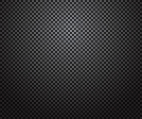 Transparency grid texture vector pattern with black and white gradient. Transparency grid background. Checkered background. Vector illustration