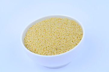 Millet seed in bowl