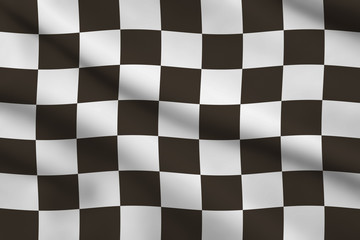 Fototapeta premium Chequered Flag of Formula One
