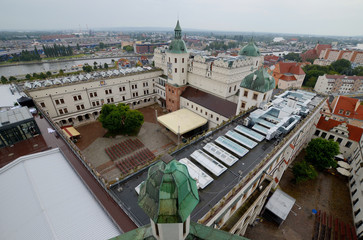 View of the Szczecin in Poland - Pomeranian Dukes' Castle