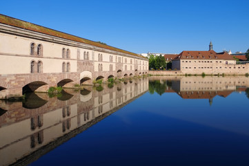 Fototapeta premium Barrage Vauban in Strassburg - Barrage Vauban in Strasbourg, Alsace
