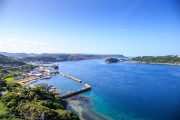 Fototapeta premium 平戸大橋＠長崎県平戸市