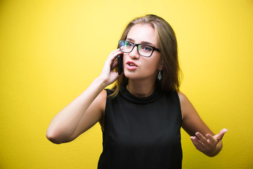 Portrait of an angry and stressed woman