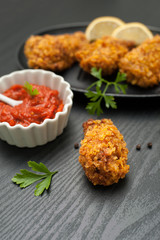 Fried chicken wings - breaded