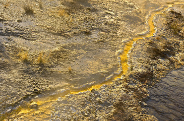 Golden hot water stream, Orakei Korako