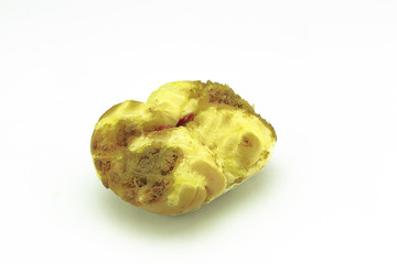 Bread chicken shredded