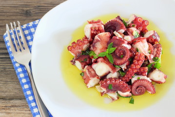 Insalata di polpo alla siciliana
