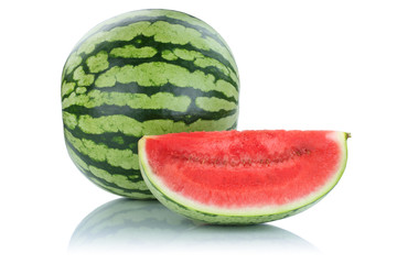Wassermelone frische Früchte Frucht Obst Sommer Freisteller fre © Markus Mainka