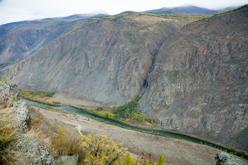 Naklejka premium Autumn, Russia, Gorny Altai
