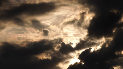 Obraz premium Gray Clouds Obscured