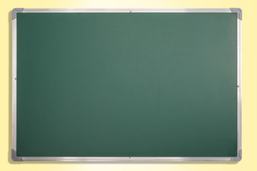 Education theme. Chalkboard with copy space. Clipping path for b