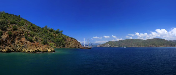 Fototapeta premium Panorama - Türkische Riviera, Lykien