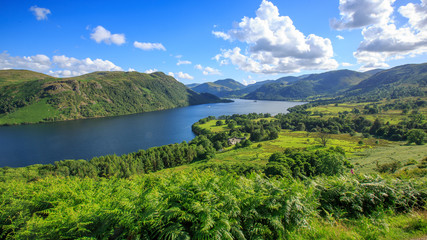 View of Ullswater Lake, Lake District, UK