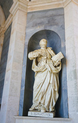 Mafra Palace - Statue of St Ignatius of Loyola © jorisvo
