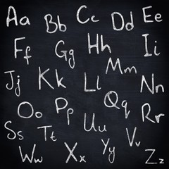 Fototapeta na wymiar Composite image of alphabet
