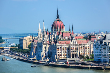 Obraz premium Hungarian Parliament Building (or House of Nation). Budapest.