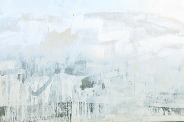 Obraz premium Dirty window glass close up at street