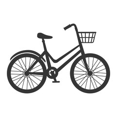bicycle bike vehicle cycling object travel exercise active vector illustration isolated