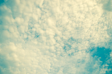 Cloud and sky in sunset