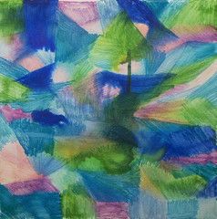 Abstract Background on canvas