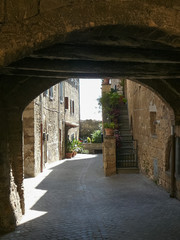 View of the city of Tarquinia