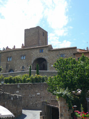 Fototapeta na wymiar View of the city of Tuscania