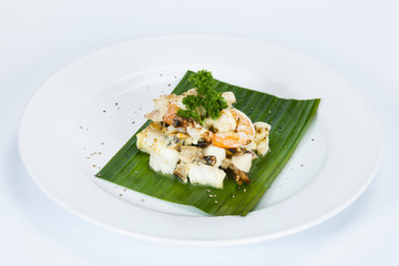 Thai food in a luxury hotel.