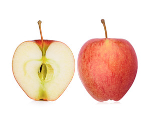 Gala apple isolate on white
